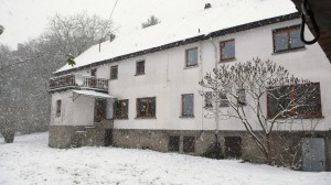 Huis in de sneeuw